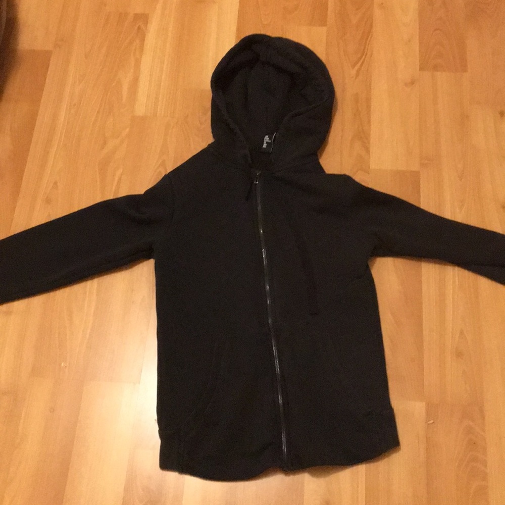 Black adidas zip up sweatshirt